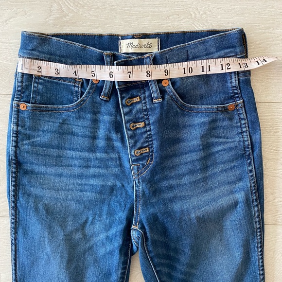 Madewell Ankle Cut Classic Denim Sz 25 - Picture 4 of 5